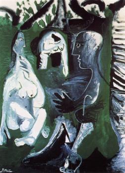 Pablo Picasso : le dejeuner sur l'herbe IV